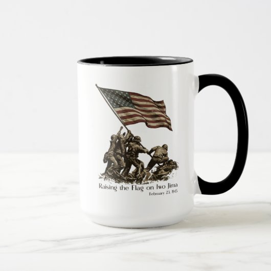 アメリカ海兵隊記念碑デザイン マグカップ (右)