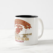 アメリカ海兵隊250周年記念マグカップ ツートーンマグカップ (正面右)