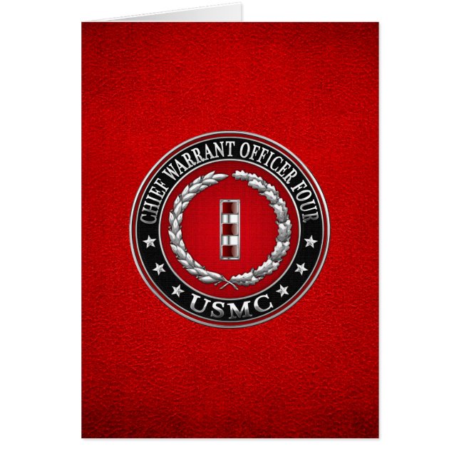 アメリカ海兵隊：主要ワラント4 (USMC CWO-4) [3D] (正面)