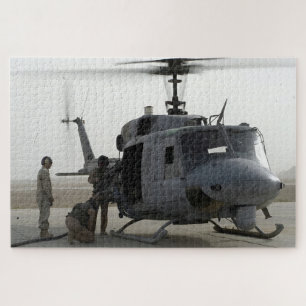 アメリカ海兵隊UH-1Nヒューイヘリコプター ジグソーパズル