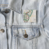 アメリカ海岸地図 缶バッジ (インサイチュ)