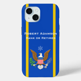 アメリカ海軍のエンブレム入りカスタマイズデザイン iPhone 15ケース
