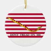 アメリカ海軍のジャックに踏み込むな セラミックオーナメント (正面)