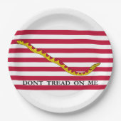 アメリカ海軍のジャックに踏み込むな ペーパープレート (正面)
