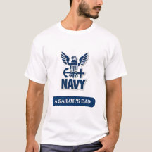 アメリカ海軍の兵隊の父のTシャツ - 海軍パパ自慢 