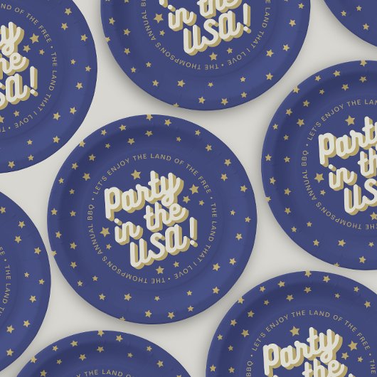 アメリカ海軍パーティー 4th of July 飾り ペーパープレート