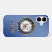 アメリカ海軍退役軍人のiPhoneケース iPhone 16ケース (裏面横)