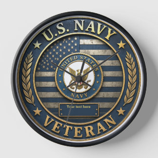 アメリカ海軍退役軍人栄誉時計 壁時計