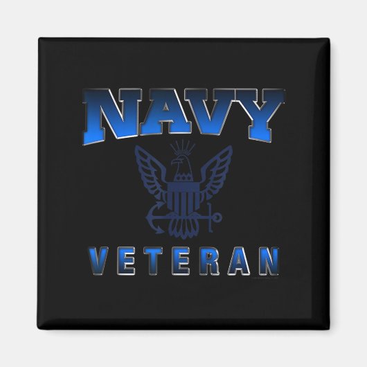 アメリカ海軍退役軍人 マグネット (正面)