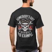 アメリカ海軍退役軍人 Tシャツ (裏面)