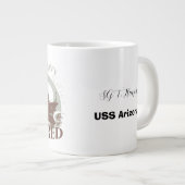 アメリカ海軍退役 ジャンボコーヒーマグカップ (正面右)