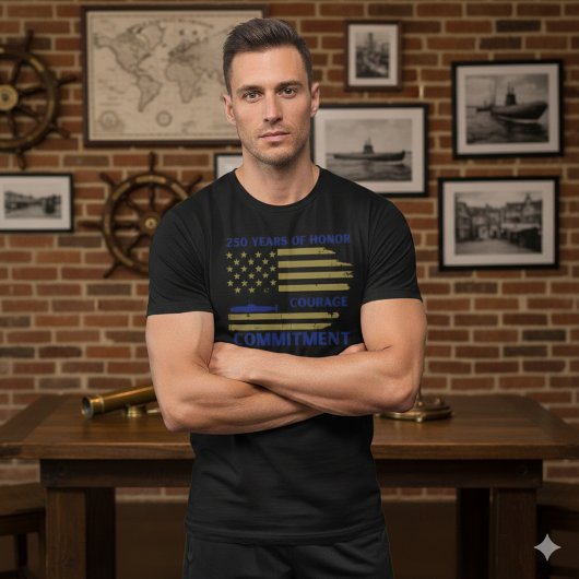 アメリカ海軍250周年記念サブマリンホナーテイー Tシャツ