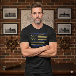 アメリカ海軍250周年記念潜水艦オナータイ Tシャツ