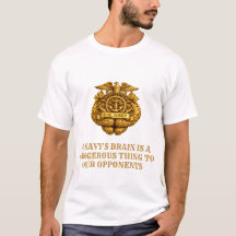 アメリカ海軍 ゴールデンブレイン エンブレム Tシャツ