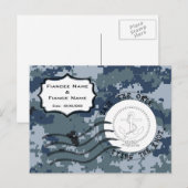 アメリカ海軍 結婚式場を確保せよ & アンカー 案内ポストカード (正面/裏面)