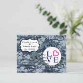 アメリカ海軍(USN) 結婚式場のご案内 & 愛 案内ポストカード (スタンド正面)