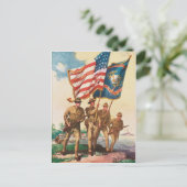 アメリカ海軍WW 1ヴィンテージポスター ポストカード (スタンド正面)