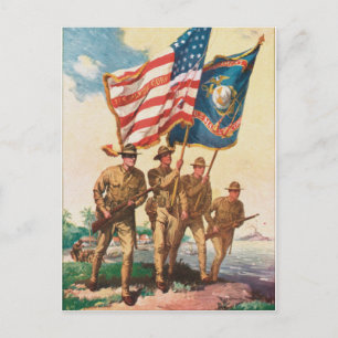 アメリカ海軍WW 1ヴィンテージポスター ポストカード