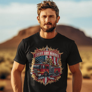アメリカ消防士団のバロール Tシャツ