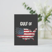 アメリカ湾おもしろいトランプ米国国旗 シーズンポストカード (スタンド正面)