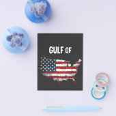 アメリカ湾おもしろいトランプ米国国旗 チラシ (シングル)