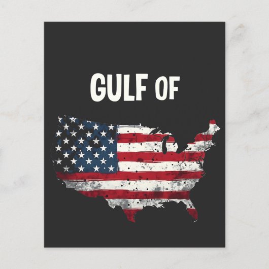 アメリカ湾おもしろいトランプ米国国旗 チラシ (正面)