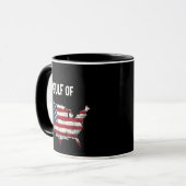 アメリカ湾おもしろいトランプ米国国旗 マグカップ (正面左)