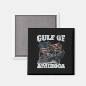 アメリカ湾おもしろい米国国旗 マグネット (正面/裏面)