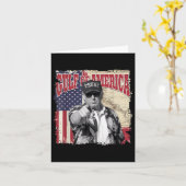 アメリカ湾からのトランプの挨拶 カード (黄色い花)