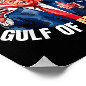 アメリカ湾からの冷たい挨拶 ポスター (角)