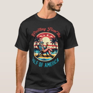 アメリカ湾からの挨拶 Tシャツ