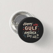 アメリカ湾の幸せおもしろいな愛国心 缶バッジ (正面&裏面)