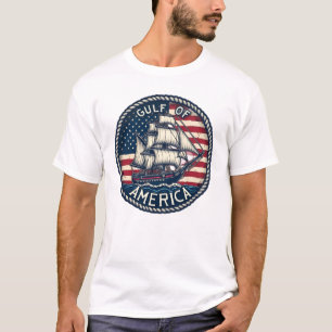アメリカ湾の愛国心 Tシャツ