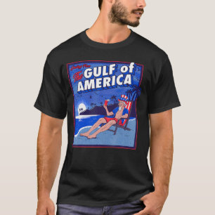 アメリカ湾の愛国的な挨拶 Tシャツ