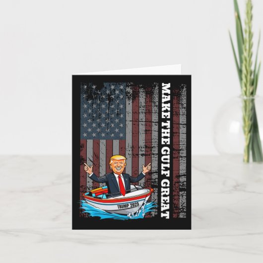 アメリカ湾を切り詰め素晴らしる カード (正面)