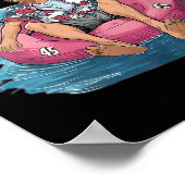 アメリカ湾エスト2025トランプ国おもしろい族主義 ポスター (角)