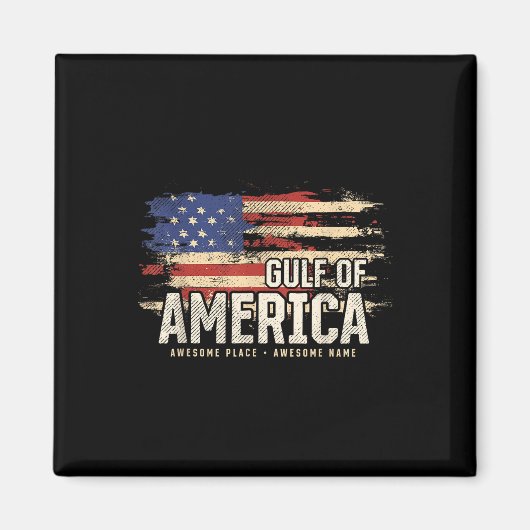 アメリカ湾グランジ国 マグネット (正面)