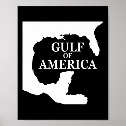 アメリカ湾シャツアメリカおもしろい国旗のスウェア ポスター (正面)