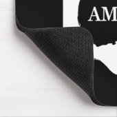 アメリカ湾シャツアメリカおもしろい国旗のスウェア マウスパッド (コーナー)