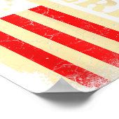 アメリカ湾シャツ米国湾旗アメリカ ポスター (角)