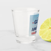 アメリカ湾ショットグラス ショットグラス (左)
