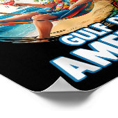 アメリカ湾トランプからの挨拶 ポスター (角)