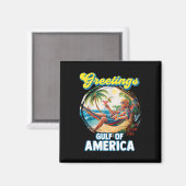 アメリカ湾トランプからの挨拶 マグネット (正面/裏面)