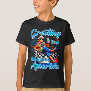 アメリカ湾トランプからの挨拶 Tシャツ
