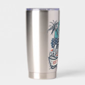 アメリカ湾トランプ2025アメリカ国旗 保温保冷タンブラー (正面)