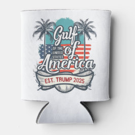 アメリカ湾トランプ2025アメリカ国旗 缶クーラー