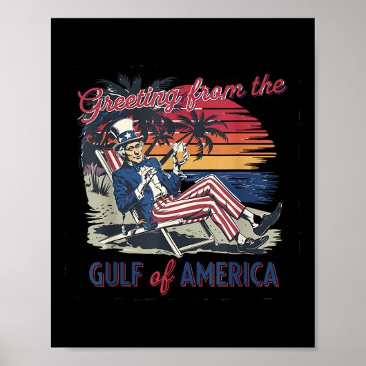 アメリカ湾トランプ・パトリオからの挨拶 ポスター (正面)