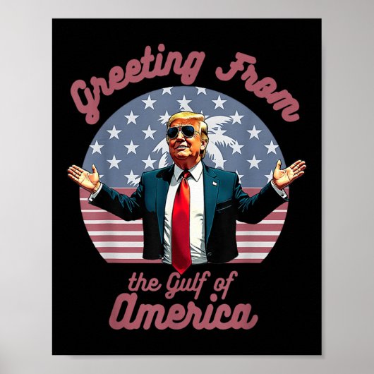 アメリカ湾トランプ・パトリオからの挨拶 ポスター (正面)