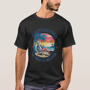 アメリカ湾トランプ・パトリオからの挨拶 Tシャツ