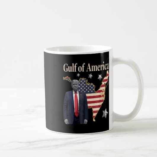 アメリカ湾パトリオからの冷たい挨拶 コーヒーマグカップ (右)